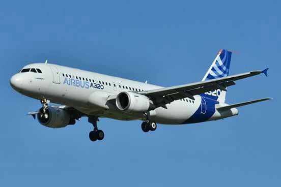 Airbus A320 passenger aircraft representing proposed SAMBO-owned aviation