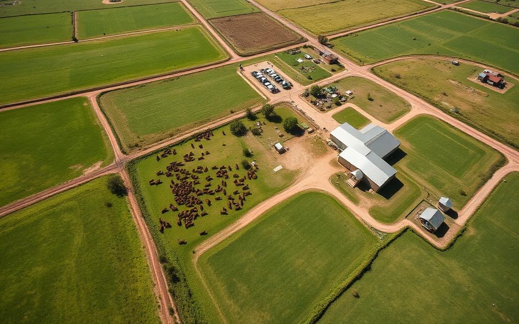 Commercial livestock farm